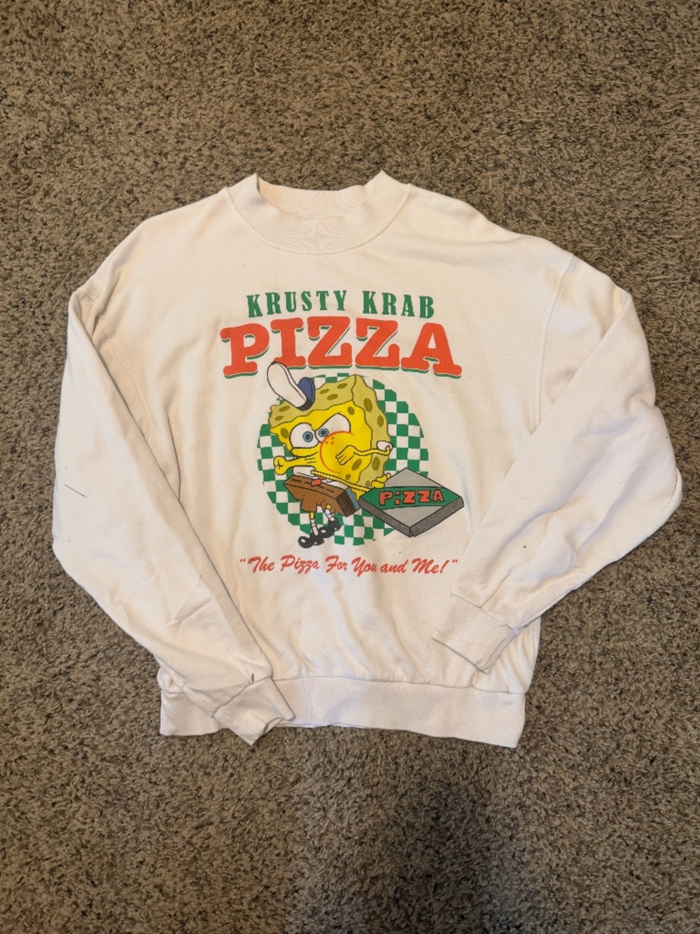 SpongeBob Squarepant Mock Neck Crew
